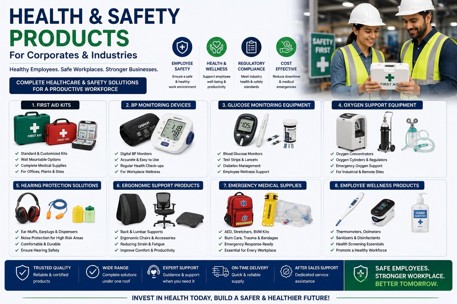 Health & Safety Products for Corporates & Industries
